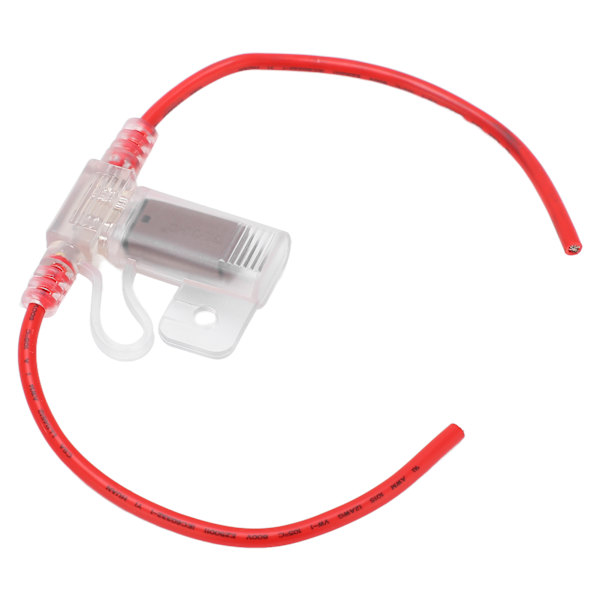 12AWG Sikringsholder Transparent Vandtæt med Automatisk Nulstilling Bryder til Bil Yacht RV Truck 32V