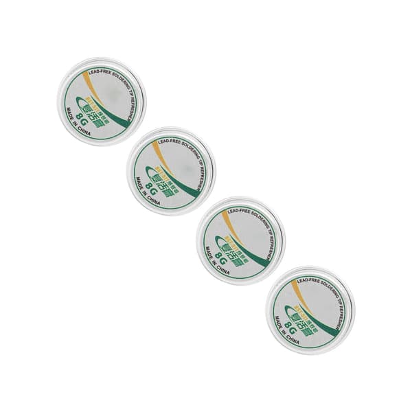 4pcs Solder Tip Refresher Clean Paste Tin Powder Resurrection Paste for Oxidized Soldering Iron Head 8g