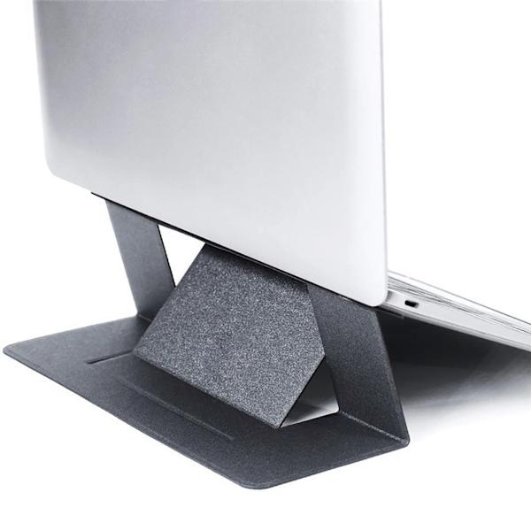 Bärbar Tablet Osynlig hopfällbar Stand Artificiell Läder Osynlig hopfällbar Stand Laptop Tablet Stand