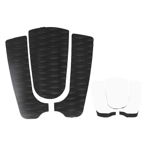 3 stk. EVA Surfebrett Dekk Traction Pads Anti-Skli Surf Dekk Pad Matte for Skimboard-tilbehør (uten hull)