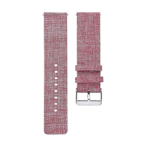 23 cm justerbar blød lærredsrem til smartur som erstatning for Fitbit Blaze Orange