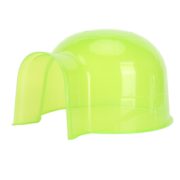 Hamster Sandbadbeholder Transparent Pustende Hamster Toalett Gjemmested Smådyr Baderom for Hamster Pinnsvin 16x14x9cm / 6.3x5.5x3.5in