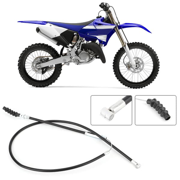 Black Pit Dirt Stroke Bike Adjustable Engine Clutch Cable Fits for 110cc 125cc 140cc 4 Stroke Bikes