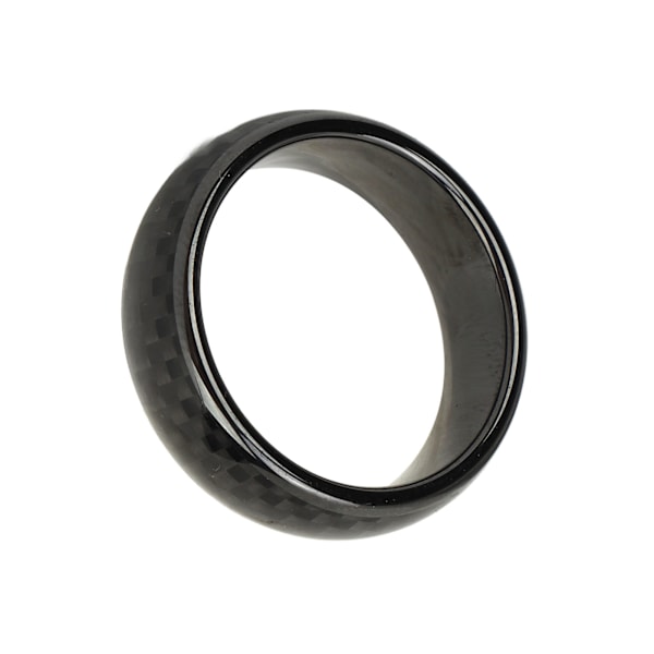 Bilnøglering Keramisk Kulfiber Vandafvisende Smart Finger Ring Nøgleudskiftning til Tesla Model 3 Y X S 12 21,4 mm/0,84 tommer ID