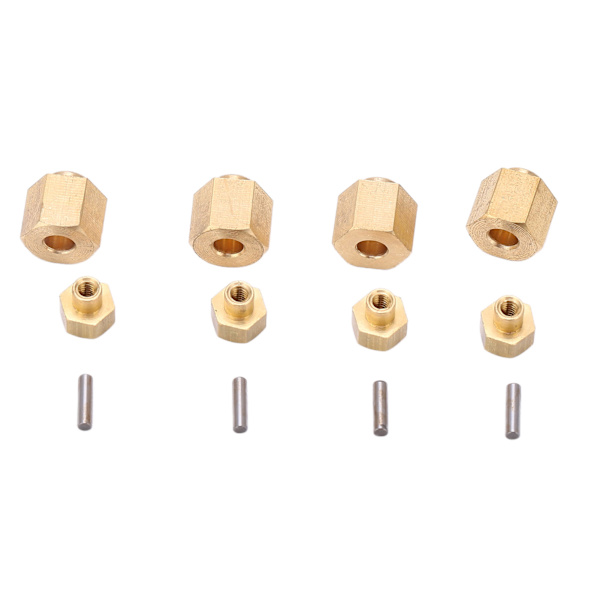 Messinki 7MM pyörän Hex-jatkoadapteri Axial SCX24 AXI900811/24 RC-auton päivitysosiin