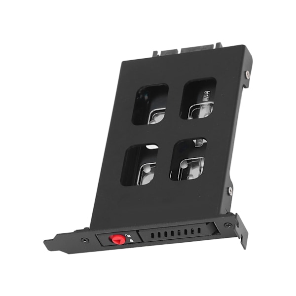 SATA HDD-bricka Rostfritt stål Intelligent designstöd SATA SSD 6 Gbps High Speed ​​2,5 PCI-hårddiskfodral