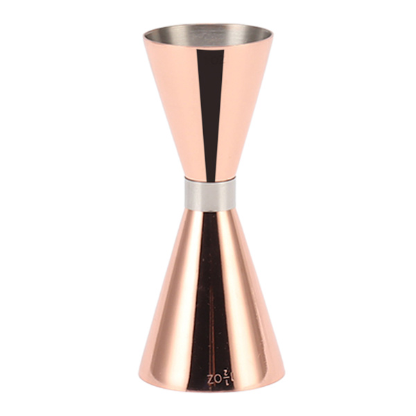 Cocktail Jigger Double Ended 304 rostfritt stål Bar Mätkopp med skala för hemmafest Rose Gold