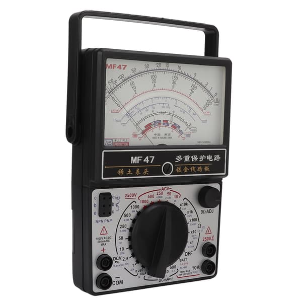 MF47 Intern Magnetisk Pegemultimeter Høj Præcision Analog Multimeter Voltmeter til Industri