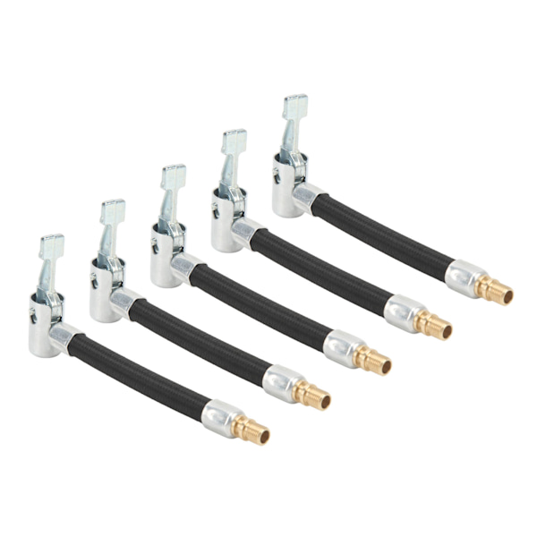 5 st 10 cm däckpumpslang Snabb uppblåsning Läckagefri luftpumpslangadapter för bilcykelmotorcykel