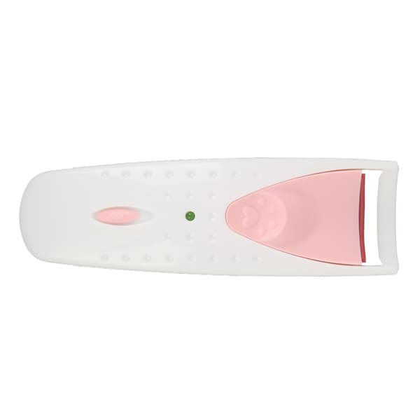 Heated Eyelash Curler Temperature Sensitive Silicone Sheet Streamlined Curve Handle Portable Electric Eyelash Curler