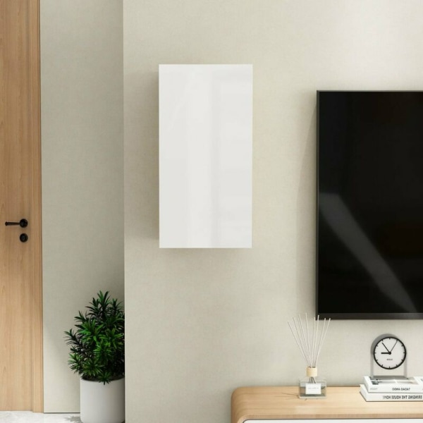 Blank hvid tv-skab 30,5x30x60 cm Spånplade