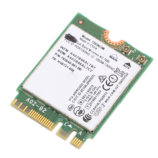 Laptop Wifi-kort 1200Mbps højhastighed 2,4G 5G Dual Band Bluetooth 4,2 AC NGFF netværkskort trådløs modul