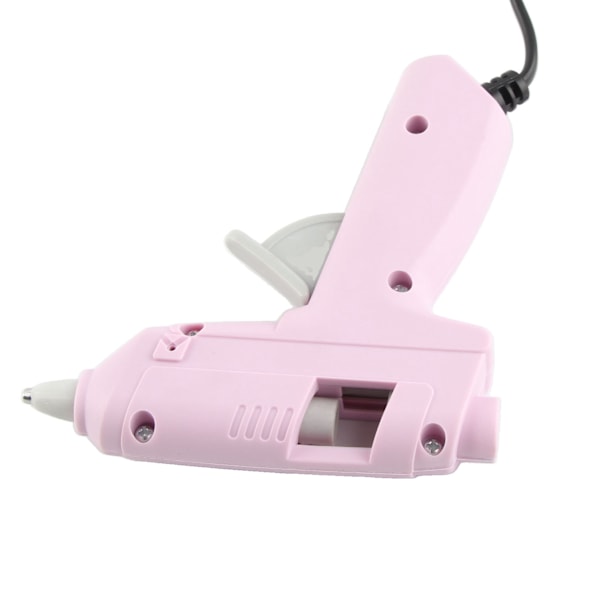Smältlimmaskin med 50 limstift Snabb Förvärmning Mini Smältlimmaskin Kit för DIY Hantverk 20W 110‑240V EU-kontakt