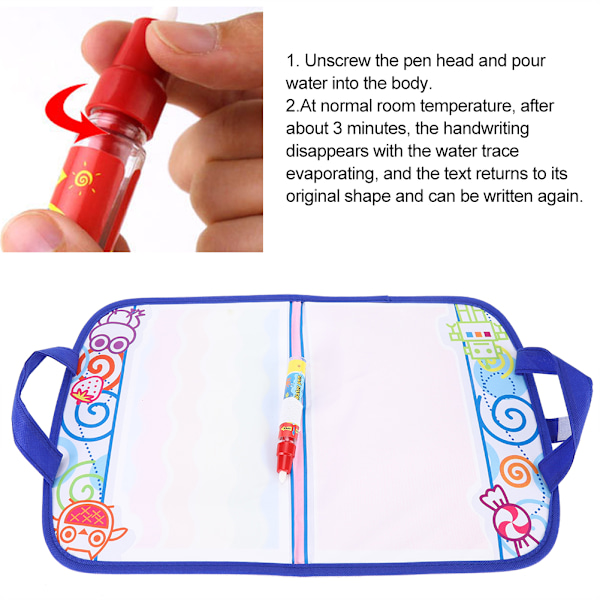Vattenritningsduk Vattenritningsfilt Handväska med penna Doodle Tool Kit