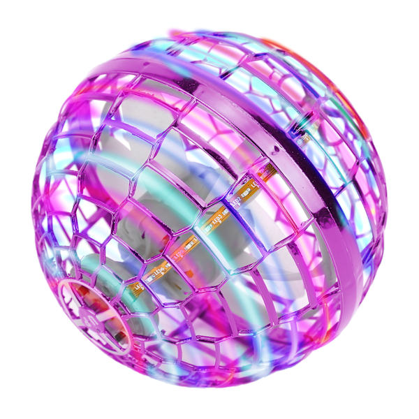 Mini Drone Värikäs RGB-valo Kiertävä Lentävä Leikki Induktio Lentävä Leikki Lapselle Lahja Vaaleanpunainen