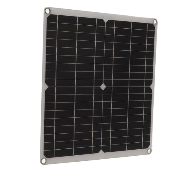 Utendørs Bærbart Solcellepanel 25W Sammenleggbart USB Monokrystallinsk Solcellepanelsett for Mobiltelefoner og Laptoper
