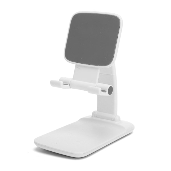 Justerbart Skrivebord Mobiltelefon Nettbrett Stativ Webcast Online Møte Telefonholder Hvit (Plast)