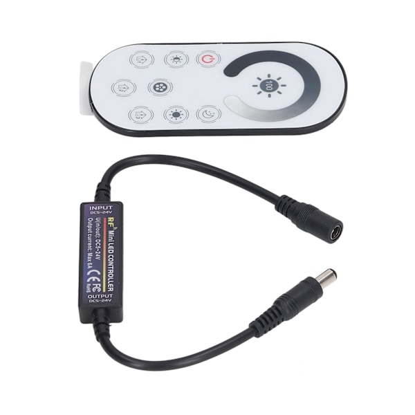 RF Full Touch Dimmer Trådlös konstant spänning LED Controller Mini Induktion Light Bar Controller DC 5‑24V