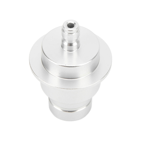 CO2 Adapter Aluminiumlegering 0,3 tum Snabb urkoppling Slitstark Hög hårdhet Soda Machine Connector Silver