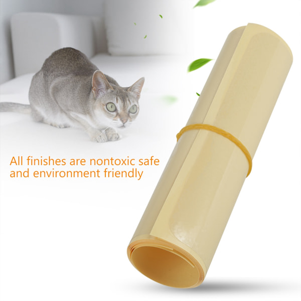 2st Pet Katt Stort Scratch Guard Självhäftande Skrapstolpe Möbel Soffskydd