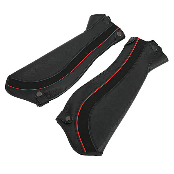 2ST Professionelle Ridebukser til Heste Sport Beskyttelseslæder Leggings BlackM