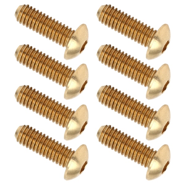 50 kpl kuusiokolokantaiset ruuvit puoliksi pyöreällä päällä puhdas kupari Kiinnitys Tarvikkeet Kiinnitys M4 x 12 mm
