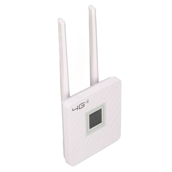 4G LTE CPE-router 150 Mbps DC 12V 1A 50 til 60Hz RJ45-interface 4G trådløs router med 1,44-tommer smart LCD-skærm AC 110‑240V EU-stik