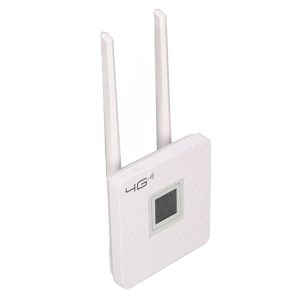 4G LTE CPE-router 150 Mbps DC 12V 1A 50 till 60Hz RJ45-gränssnitt 4G trådlös router med 1,44-tums smart LCD-skärm AC 110‑240V EU-kontakt