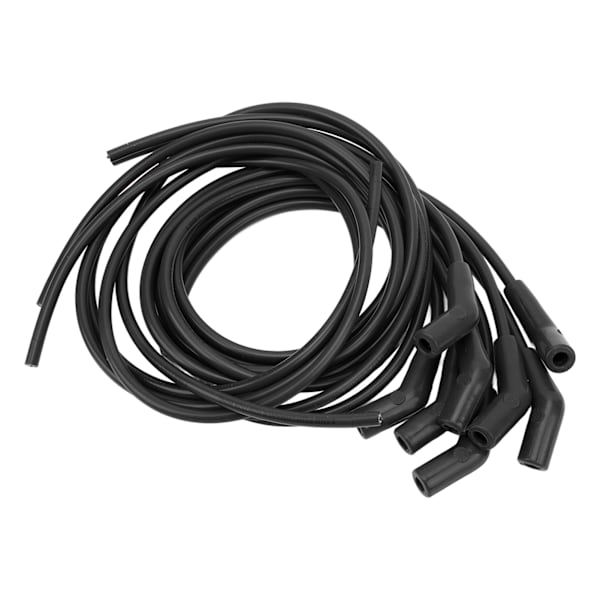 45° 135° Spark Plug Ignition Wire Set with Dustproof Cap High Performance 8.5mm Diameter Replacement for Chevy Black
