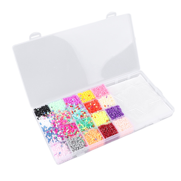 20 färger Bead Fuse Kit 2,6 mm Pedagogisk blandade färger DIY Bead Fuse Art Hantverksleksak för barn