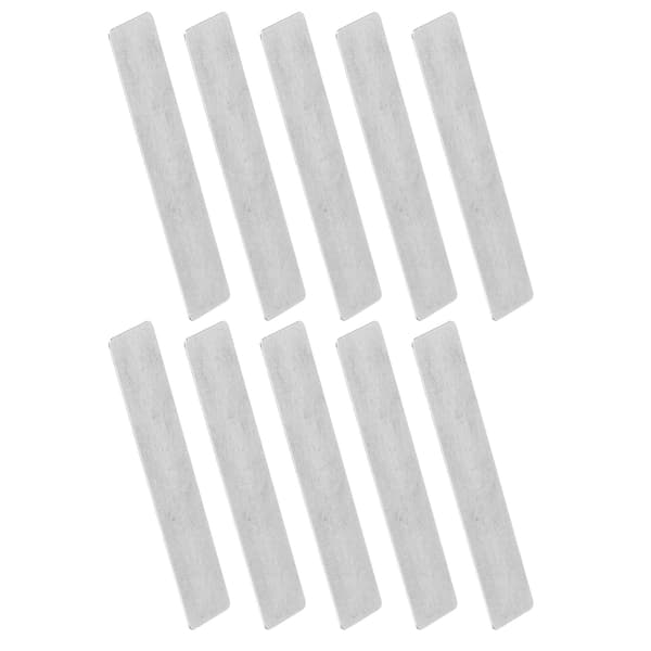 10 stk luftkompressorventilplate støpejern rektangulær pumpetilbehør for 51 mm sylinder