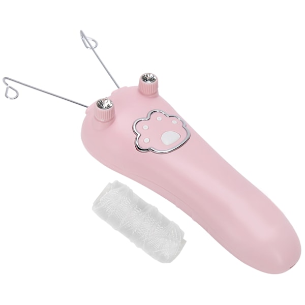 Elektrisk Bomulds Tråd Epilator Kropshårfjerner Tråd Enhed Fysisk Fjernelsesværktøj Rosa