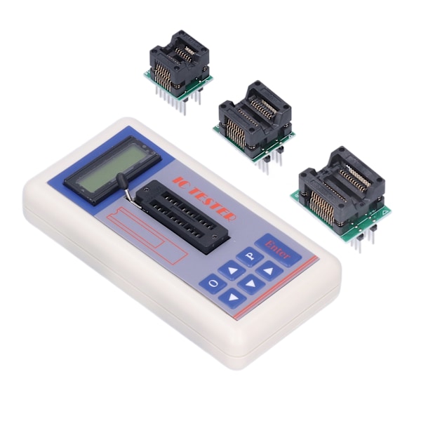TSH-06F Integrated Circuit Tester IC-transistormätare med 5V 3,3V AUTO-lägen för mikroelektronikingenjörer med terminal