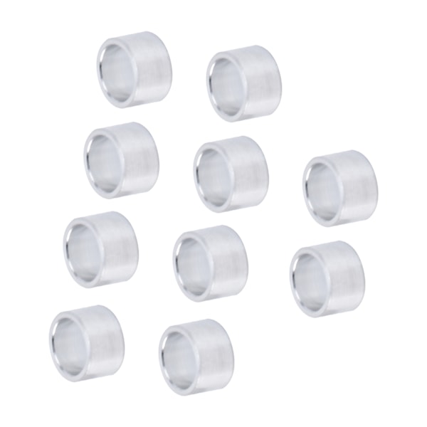 10 st aluminiumlegering distanshållare rund ogängad fristående stödbeslag Ytterdiameter 10mm6mm