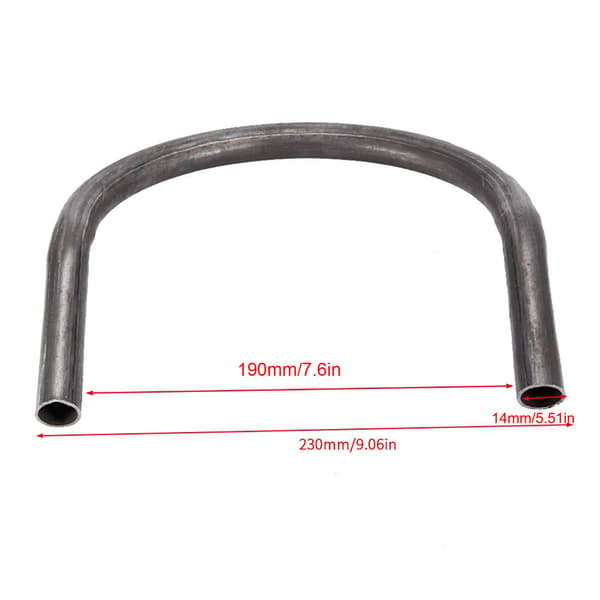 230mm Universal Motorcykel Bagerste Sæde Loop Ramme Hoop Montering Beslag