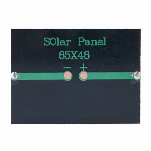 3 stk 100MA 0,3W Polysilicon Solcellepanel Lading Strømbrett Lader for Små Strømapparat 65x48MM