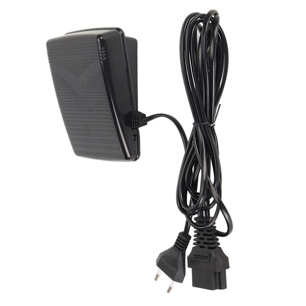Symaskine Fodkontakt Skridsikker Symaskine Pedal med 2 meter Kabel til Husholdnings EU Stik 220V