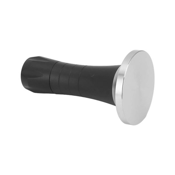 Coffee Tamper Omrörarsats Distributionsverktygssats 2 i 1 Handpressare för Home Svart 51mm