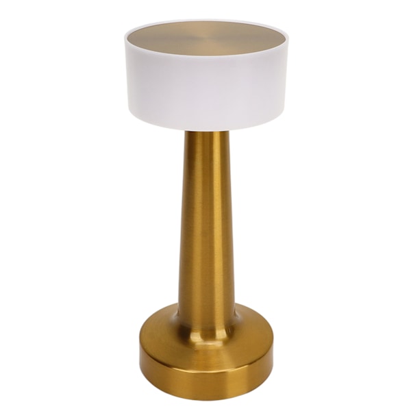 Bærbar bordlampe med 3 farger USB-lading Metall Retro nattbord Lampe For Restaurant Soverom Barer Hjem