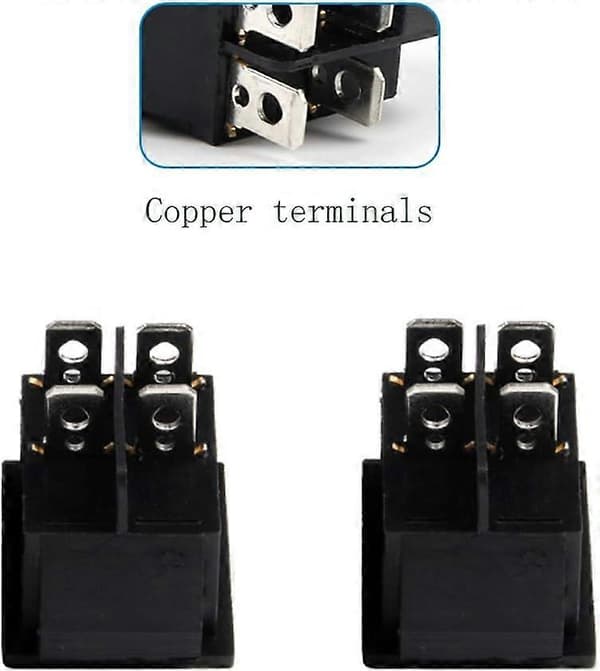 st grønne vippekontakter 16A/250V 20A/125V AC (DPST)[LD]