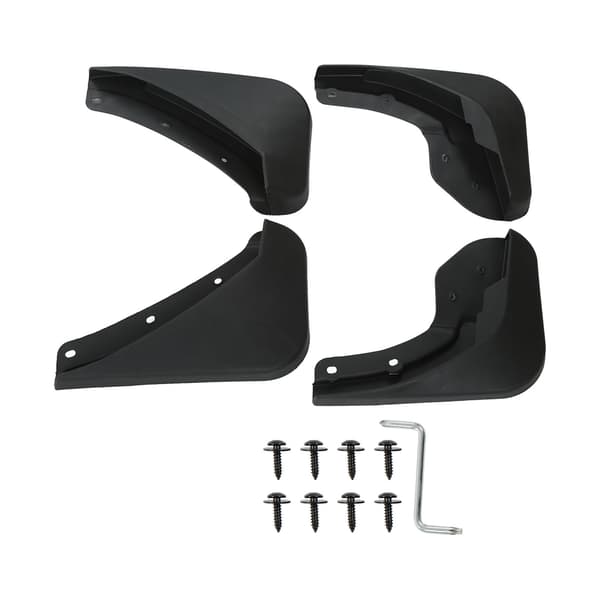 4 pcs/set Car Mud Flaps Front Rear Mudguard Black Replacement for XC40 2018-2021