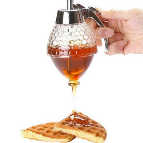 Honning sirup dispenser krukke for kopper, kjøkkenoppbevaring 200 ml