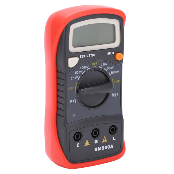 BM500A 1000V LCD-modstandsmåler Digital isolationsmodstandsmåler Megohmmåler