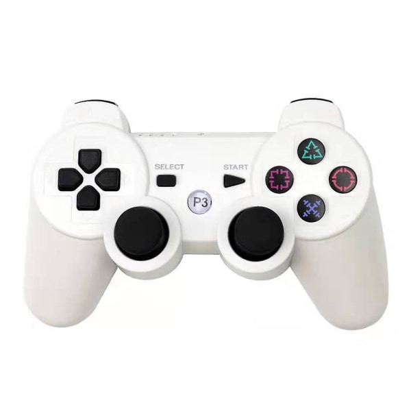 Trådløs håndkontroll for PS3, bluetooth-spillplate for Playstation 3 med dobbel chockåterkobling, trådbundne PC-spilljoysticks (lila Purple