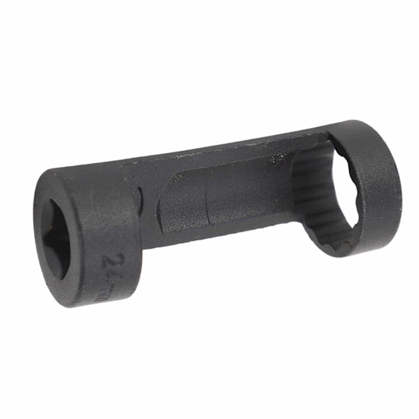 Jousijalan mutterhylsy Kestävä Tehokas 12 pistettä 81 mm Jousijalan poisto työkalu Yleinen soveltuvuus autoille 24 mm/0,94 tuumaa