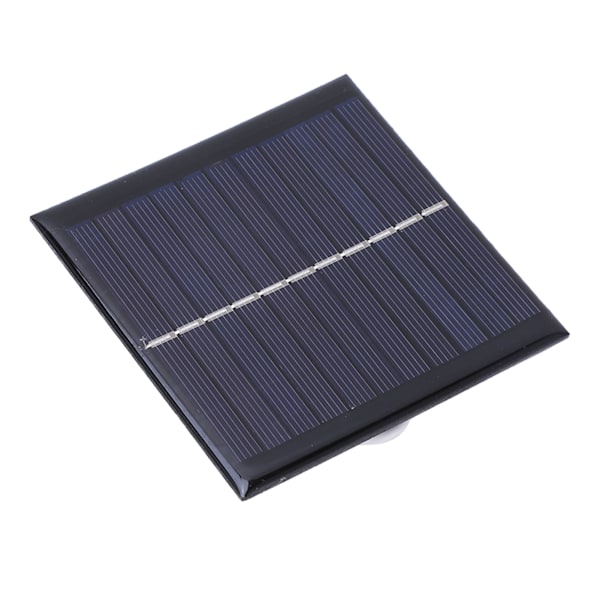Bärbar solcellsladdningspanel Miljöskydd Solpanelladdare 1W 5,5V för utomhusbruk