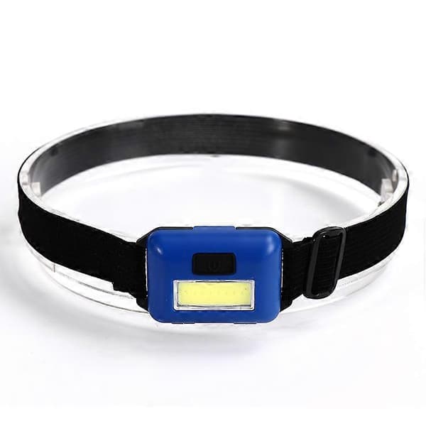 Hodelykt, lommelykt, LED-hodelykt (babyblå), belysningshodelykt, kraftig LED-hodelykt, profesjonell hodelykt, barnehodelykt, natthodelykt