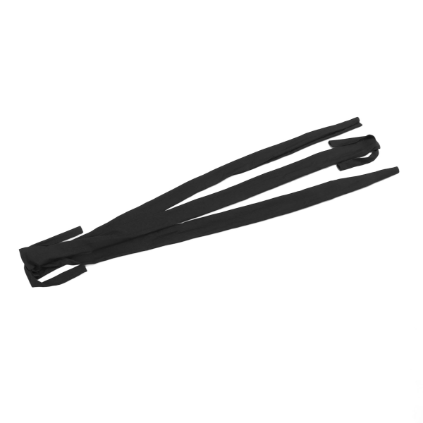 Hästsvansväska Wrap Polyester Håll svanshuden ren Lätt att fläta Hästar 3-rörssvansväska för häst Svart