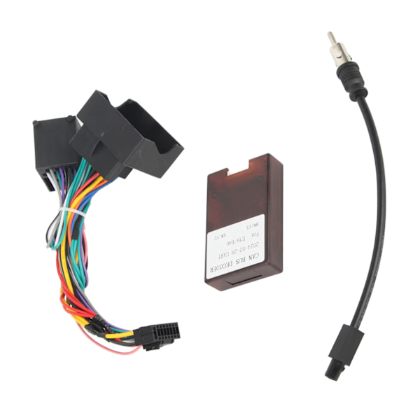 Auton virtajohtosarja Audio-kaapeliadapteri Canbus-laatikolla Korvaa F30/F10/X5/E46/E39/E53