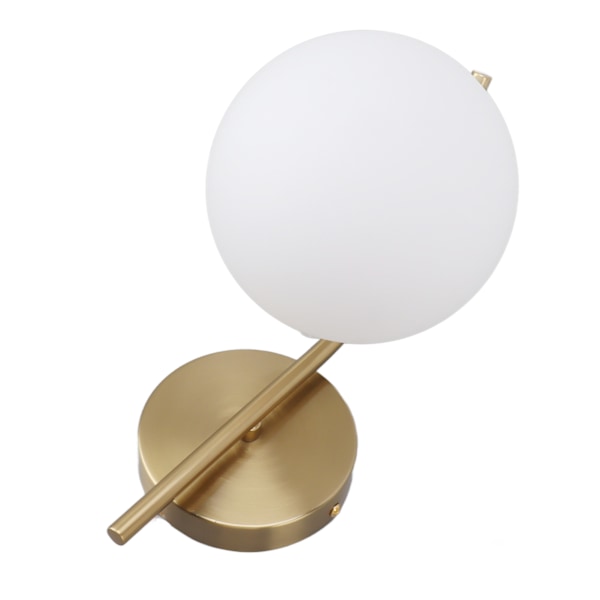 Vägglampa av glas Inomhus vägglampa Golden E27 E26 Vägglampshållare 85‑265V för sovrum